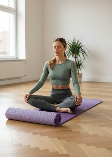10Mm Yoga Mat - 10 mm dick, beidseitig nutzbar - Ansicht 1
