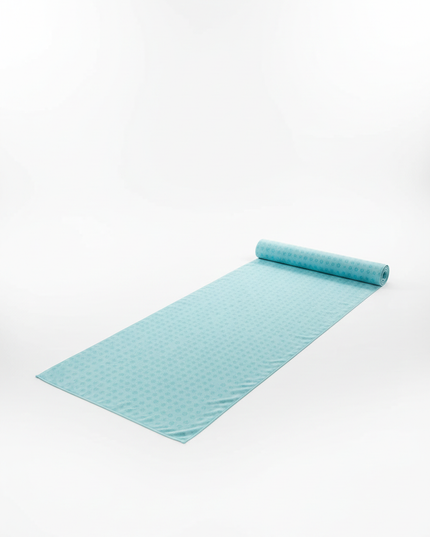 Blue Yoga Towel - hellblaues Mikrofaser-Handtuch für Yoga - Ansicht 5
