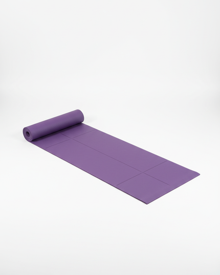 Dicke weiche Yogamatte in Lila - 10 mm stoßdämpfend - Ansicht 5