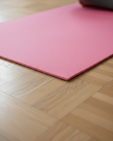 Rosa Fitnessmatte 10 mm - beidseitig nutzbar - Ansicht 4