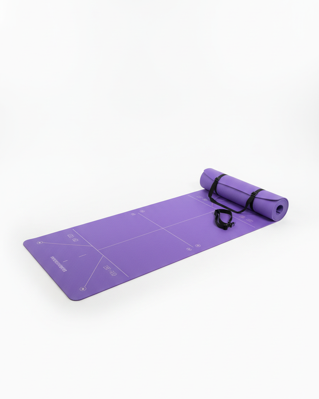 Fitnessmatte groß und rutschfest - 185x61 cm, 8 mm - Ansicht 5