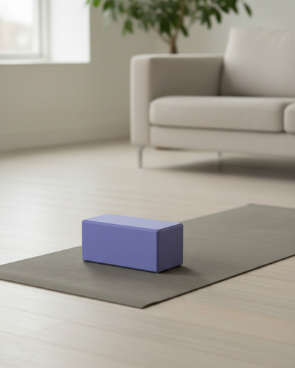 Lightweight Yoga Blocks: Blauer Yogablock aus EVA-Schaum - Ansicht 3