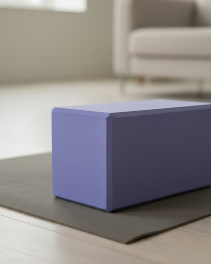 Lightweight Yoga Blocks: Blauer Yogablock aus EVA-Schaum - Ansicht 4