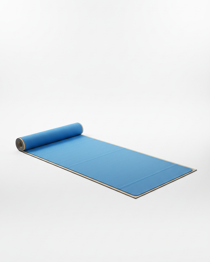 Microfaser-Yogatuch - blau, 183 x 61 cm, saugstark - Ansicht 5