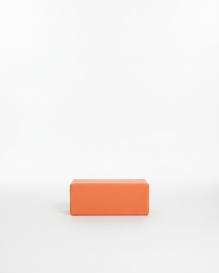 Yoga-Block in Orange - leicht und stabil - Ansicht 5