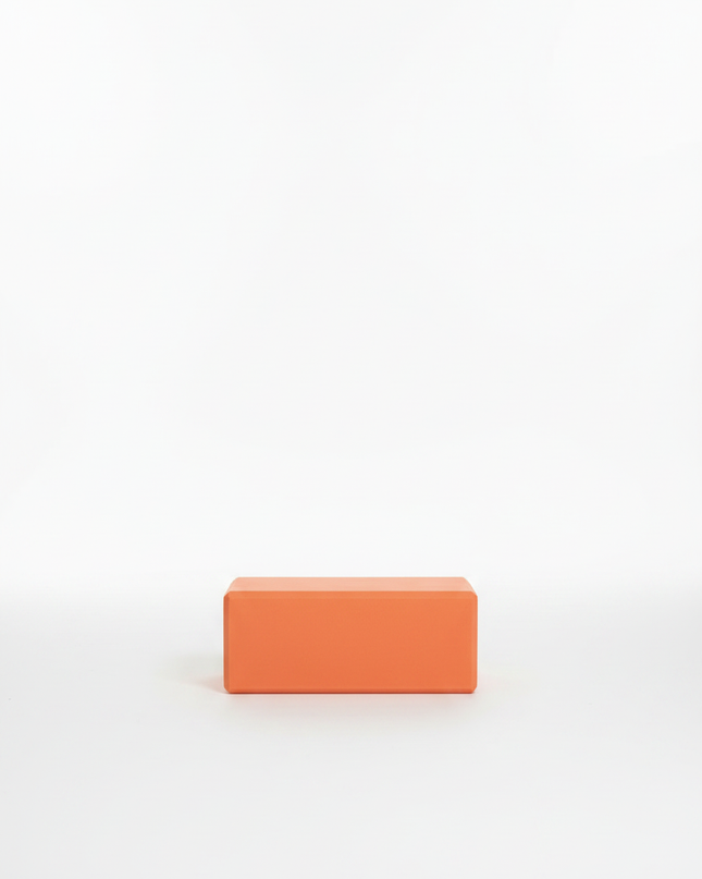 Yoga-Block in Orange - leicht und stabil - Ansicht 5