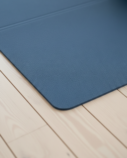 Reise-Yogamatte ultraleicht - ultraleichte blaue Matte - Ansicht 4