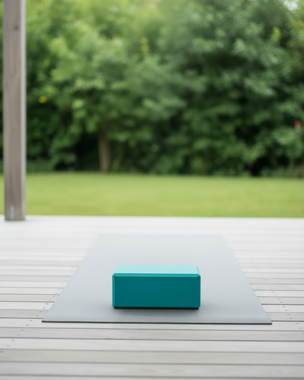 Soft Yoga Blocks in Petrolgrün - leichter Yogablock - Ansicht 2