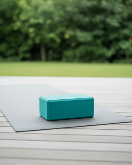 Soft Yoga Blocks in Petrolgrün - leichter Yogablock - Ansicht 3
