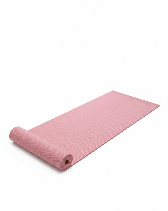 Soft Yoga Mat: Rosa Yogamatte mit Rillenstruktur - Ansicht 5
