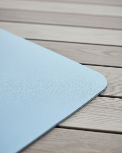 Thick Yoga Mats: 6 mm dicke Yogamatte in Hellblau - Ansicht 4