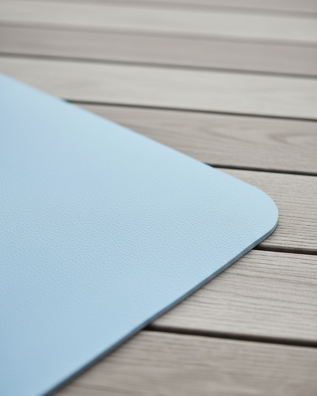 Thick Yoga Mats: 6 mm dicke Yogamatte in Hellblau - Ansicht 4