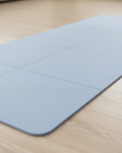 Lightweight Foldable Travel Yoga Mat 4 mm hellblau - Ansicht 4