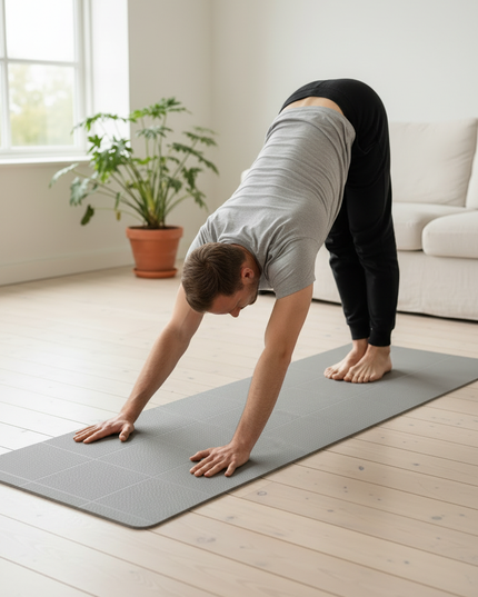 Waterproof Outdoor Yoga Mat: graue faltbare Yogamatte - Ansicht 2