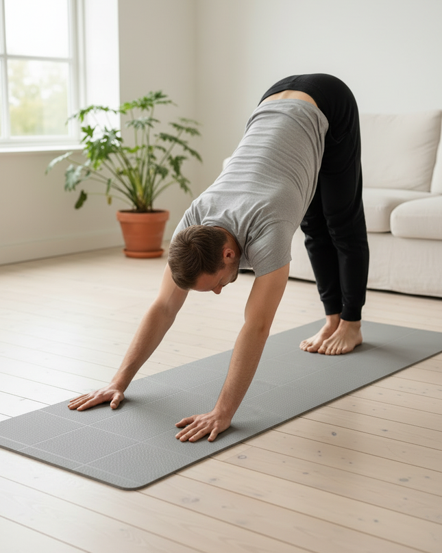 Waterproof Outdoor Yoga Mat: graue faltbare Yogamatte - Ansicht 2