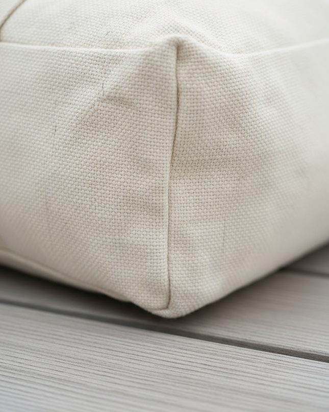 Waterproof Yoga Bag: Beige Yogatasche mit Kordelzug - Ansicht 4