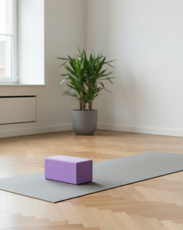 Weicher Yoga-Block in Lila | Yogamatte - Ansicht 2