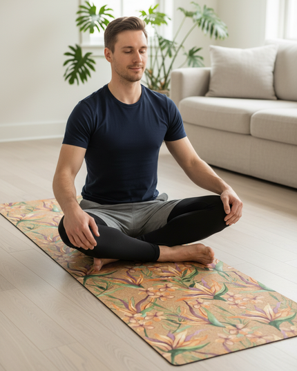 Foldable Yoga Mats: Faltbare Korkmatte - Ansicht 1