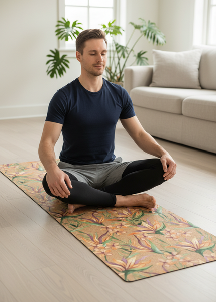 Foldable Yoga Mats: Faltbare Korkmatte - Ansicht 1