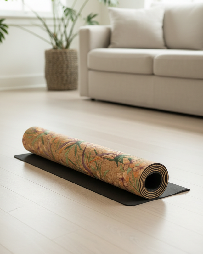 Foldable Yoga Mats: Faltbare Korkmatte - Ansicht 3