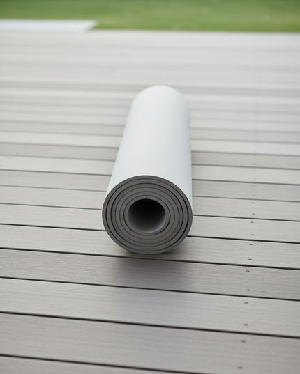 Graue Yoga-Matte: faltbar, 4 mm, 183 x 61 cm - Ansicht 3