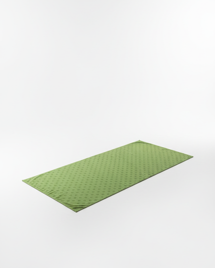 Yoga Towel mit Noppen: rutschfest, grün, 183 x 63 cm - Ansicht 5