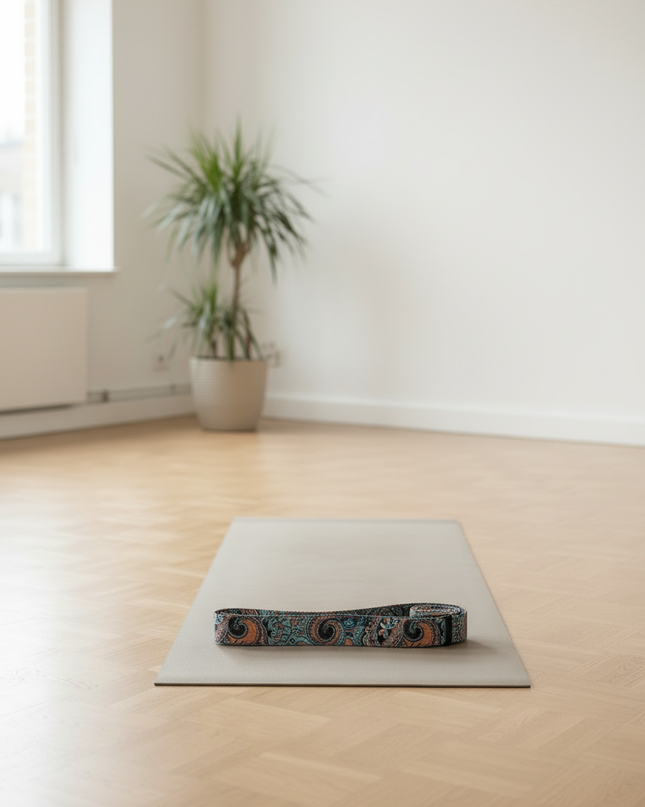 Yogagurt Tragegurt für Yogamatte - hellblau - Ansicht 2