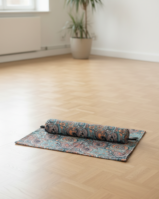 Yogagurt Tragegurt für Yogamatte - hellblau - Ansicht 3