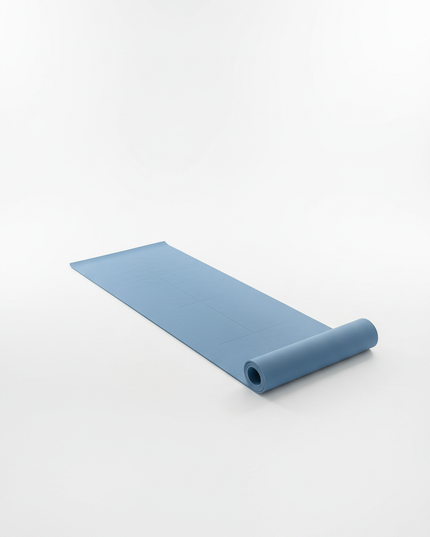 Yogamatte rutschfest in Hellblau: TPE, 6 oder 10 mm - Ansicht 5