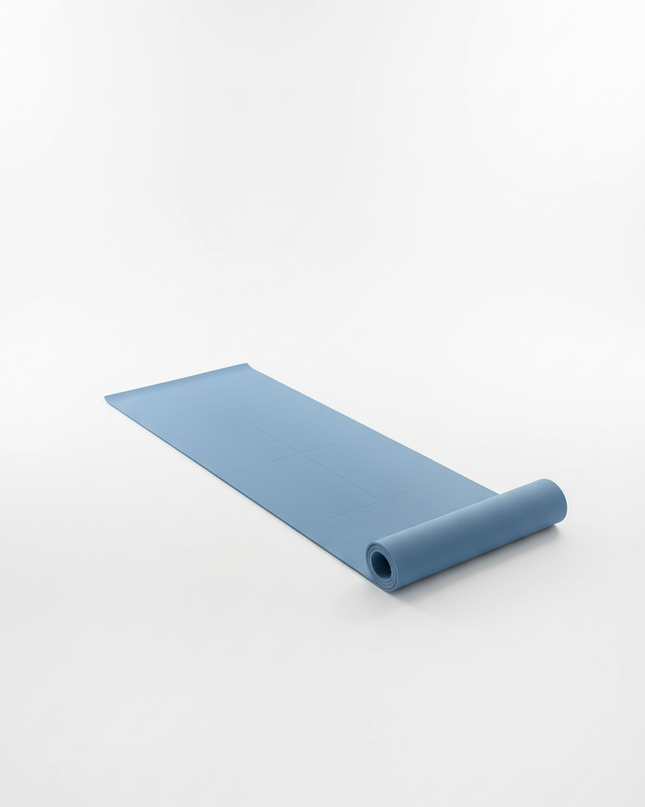 Yogamatte rutschfest in Hellblau: TPE, 6 oder 10 mm - Ansicht 5