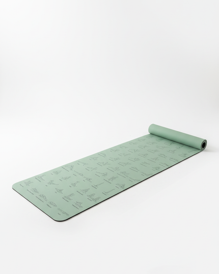 Bunte Yogamatte 6 mm - rutschfest & TPE - Ansicht 4