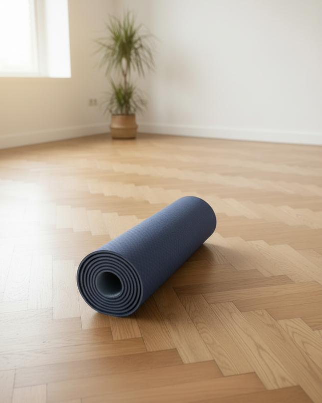 Yogamatte groß und breit: 6 mm Dämpfung, TPE - Ansicht 3