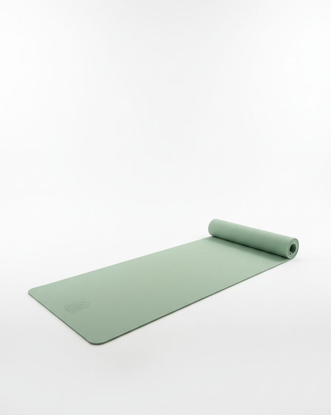 Grüne Yogamatte 116 x 183 cm - extra breit & rutschfest - Ansicht 5
