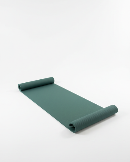 Yogamatte mit Tragegurt - dunkelgrün, 20 mm - Ansicht 5