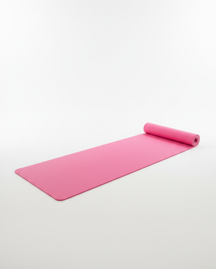 Rosa Yogamatte - extra breit, rutschfest, 6 mm - Ansicht 5