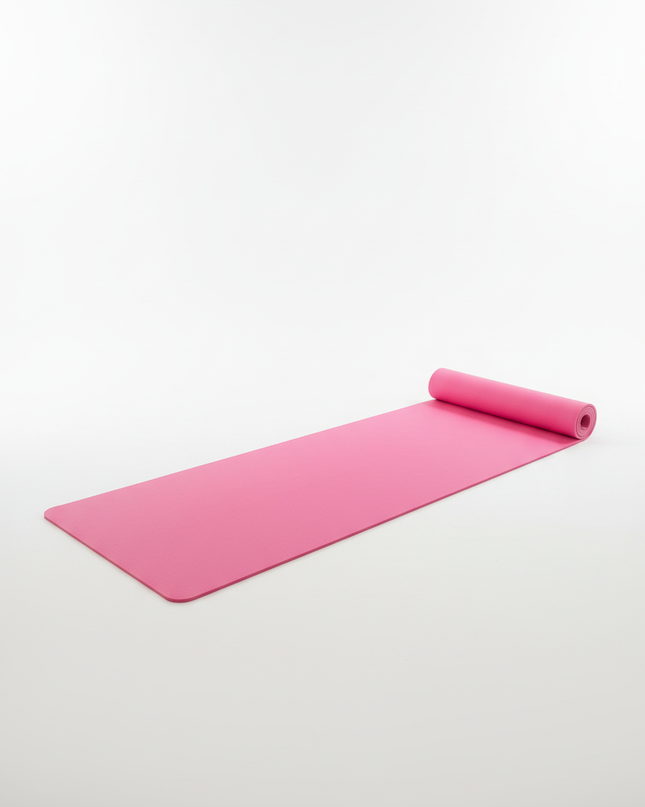 Rosa Yogamatte - extra breit, rutschfest, 6 mm - Ansicht 5