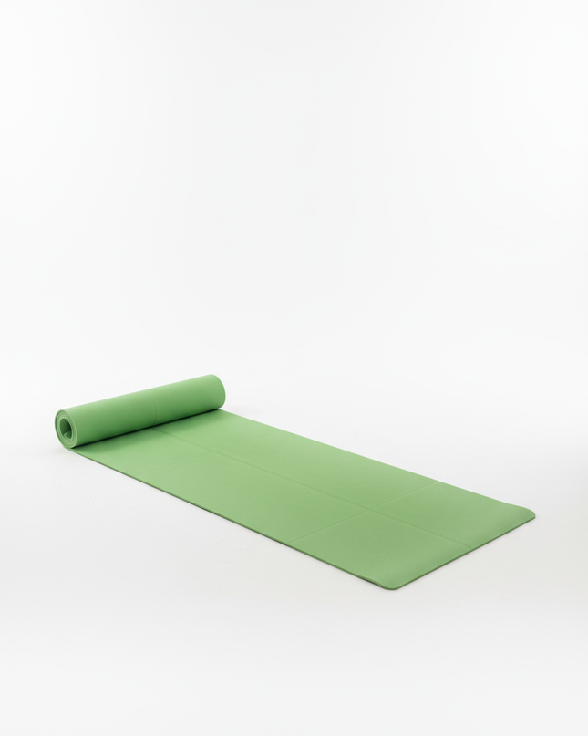 Yogamatte rutschfest und faltbar - grün, 3/4/6 mm - Ansicht 5