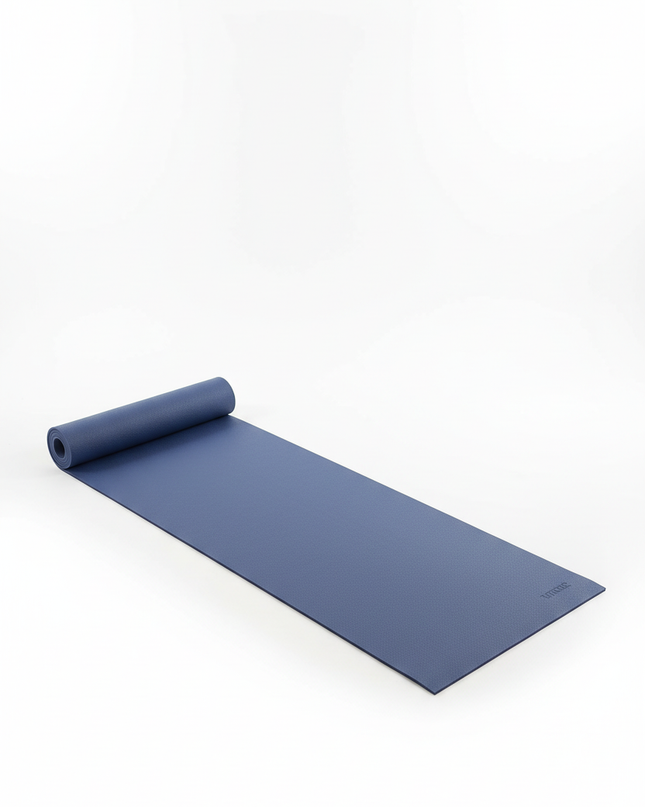 Yogamatte rutschfest aus TPE - dunkelblau, 6 oder 10 mm - Ansicht 5