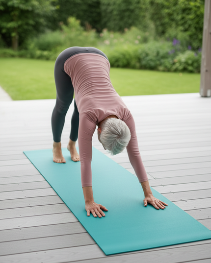 Yogamatte in Türkis: rutschfest, 6 oder 10 mm - Ansicht 2