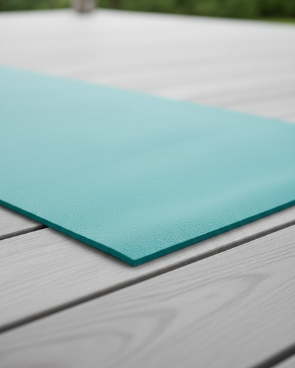 Yogamatte in Türkis: rutschfest, 6 oder 10 mm - Ansicht 4