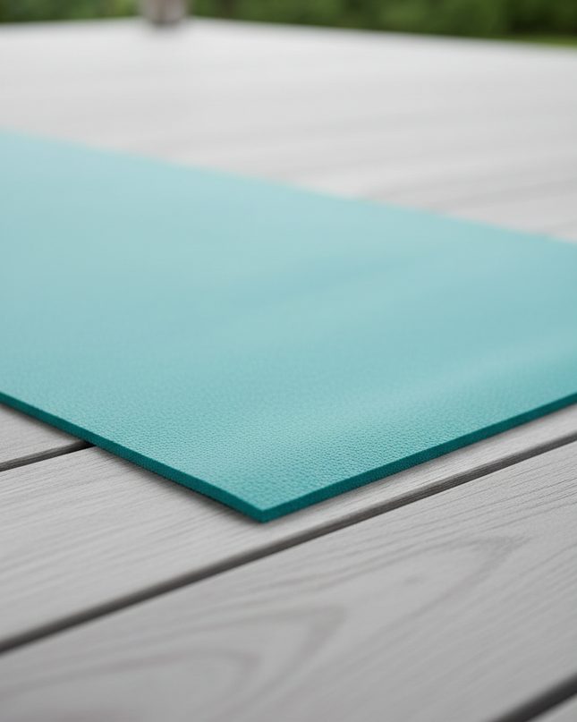 Yogamatte in Türkis: rutschfest, 6 oder 10 mm - Ansicht 4