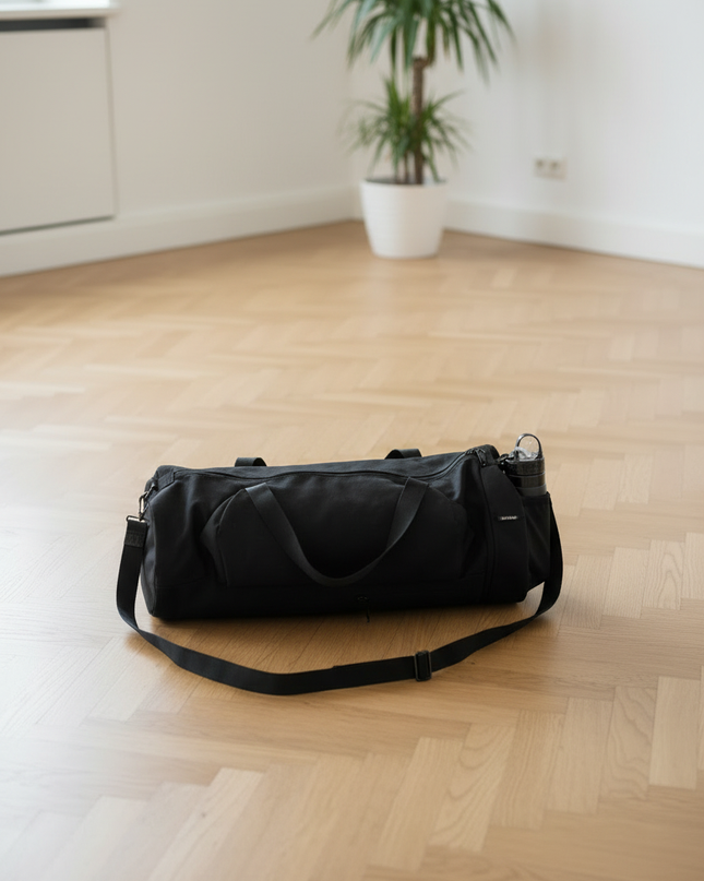 Yogatasche aus Baumwolle - schwarz, 78 cm - Ansicht 3