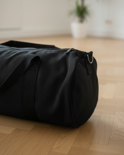 Yogatasche aus Baumwolle - schwarz, 78 cm - Ansicht 4