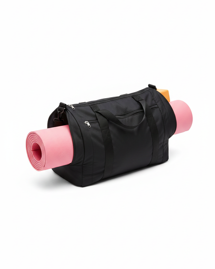 Yogatasche mit Mattenfach - schwarzer Rucksack für Studio - Ansicht 5