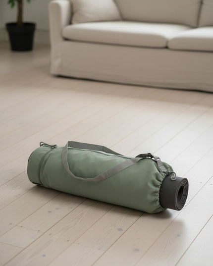 Yogatasche Nylon in Salbeigrün - mit Kordelzug - Ansicht 3